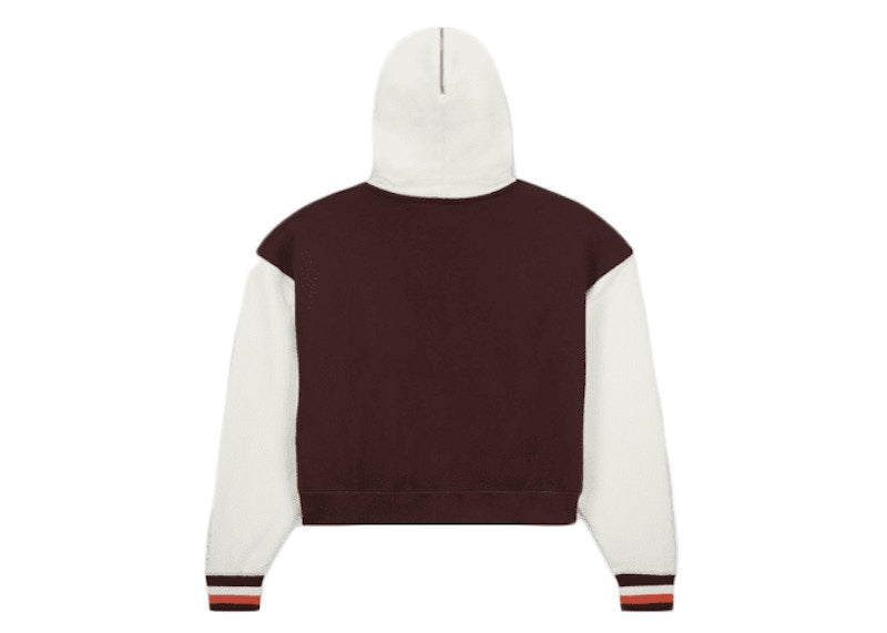 Jordan x Maison Chateau Rouge Women's Fleece Top Hoodie (Asia Sizing) Brown