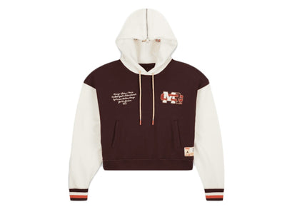 Jordan x Maison Chateau Rouge Women's Fleece Top Hoodie (Asia Sizing) Brown
