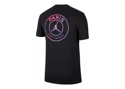 Jordan x PSG Paris Saint Germain Logo Tee Black