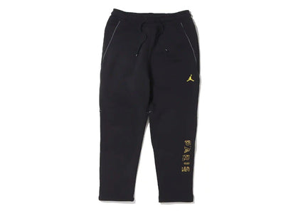 Jordan x Paris Saint-Germain Fleece Pants (Asia Sizing) Black/Tour Yellow