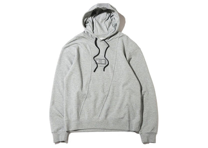 Jordan x Paris Saint-Germain Front Logo Fleece Pullover Hoodie (Asia Sizing) Dark Grey Heather