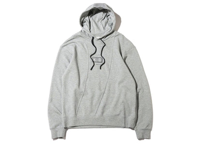 Jordan x Paris Saint-Germain Front Logo Fleece Pullover Hoodie Dark Grey Heather