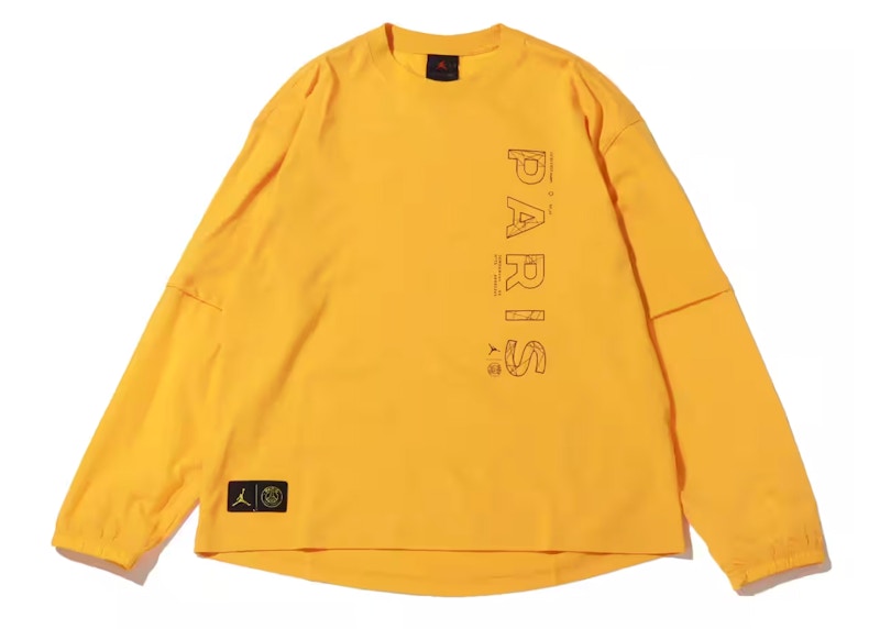 Jordan x Paris Saint-Germain L/S T-shirt (Asia Sizing) Taxi/Black