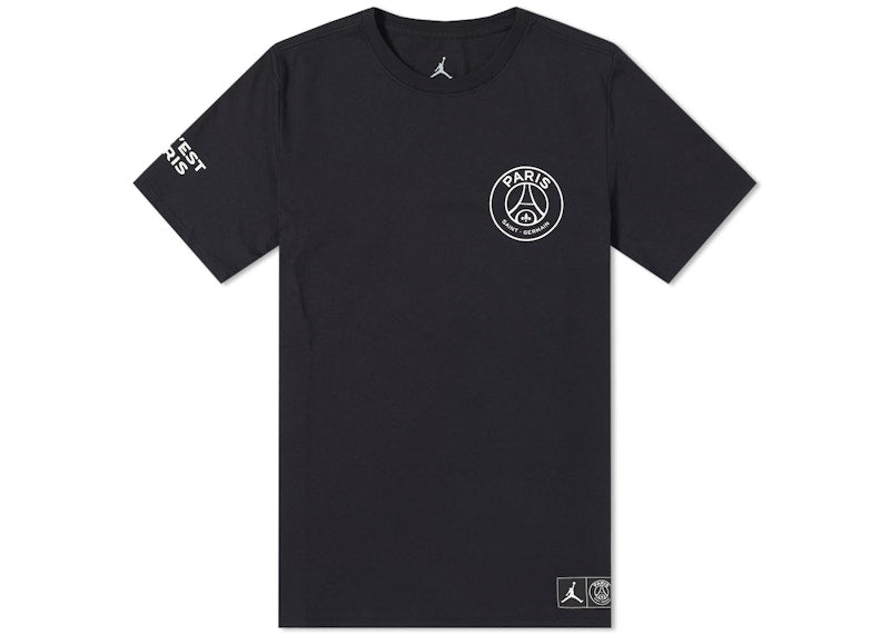 Jordan x Paris Saint-Germain Logo T-shirt Black/White