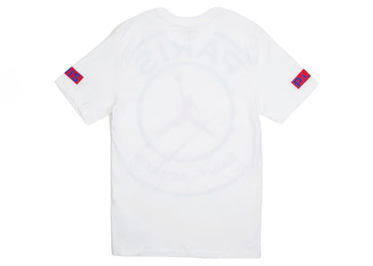 Jordan x Paris Saint-Germain Logo Tee White/Royal/Red