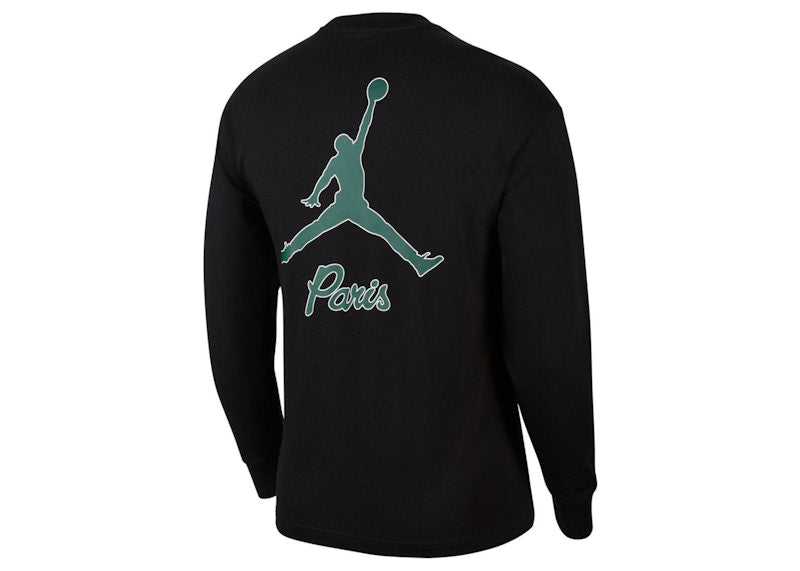 Jordan x Paris Saint-Germain Long-Sleeve T-Shirt Black