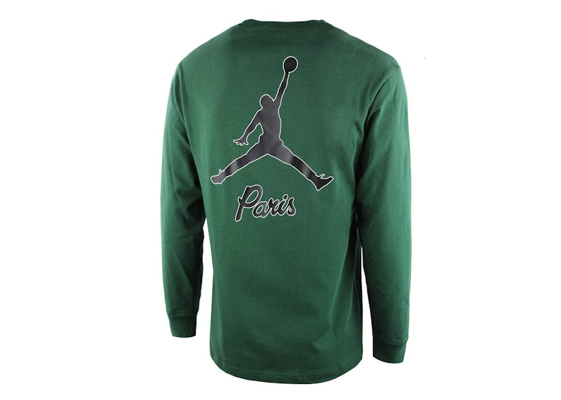 Jordan x Paris Saint-Germain Long-Sleeve T-Shirt Noble Green
