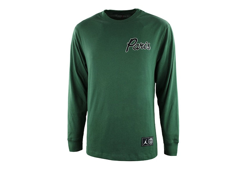 Jordan x Paris Saint-Germain Long-Sleeve T-Shirt Noble Green