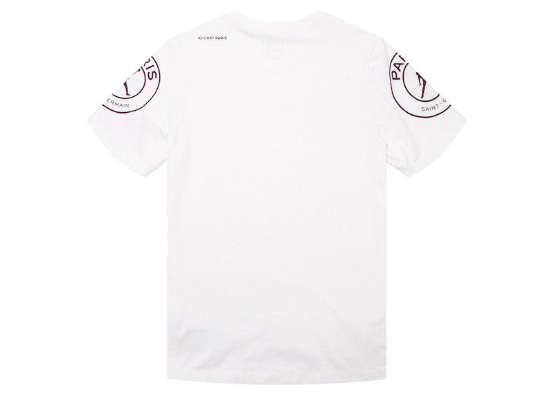 Jordan x Paris Saint-Germain PSG Logo Tee White