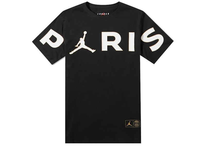 Jordan x Paris Saint-Germain Wordmark Tee Black