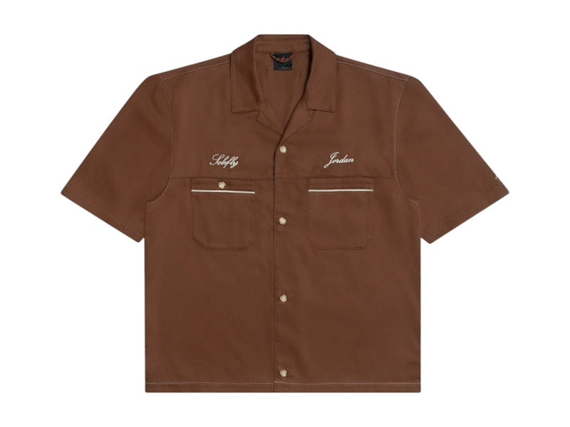 Jordan x SoleFly Barista Shirt Cacao Wow/Fossil