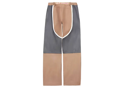 Jordan x Travis Scott Cactus Jack Women's Leather Pants (Asia Sizing) Archaeo Brown