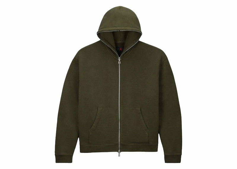 Jordan x Travis Scott Full-Zip Hoodie Cargo Khaki