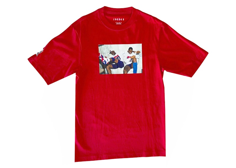 Jordan x Trophy Room "New Sheriff In Town" T-Shirt Red/White