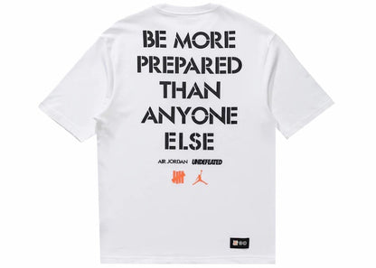 Jordan x Undefeated Strikes Tee White