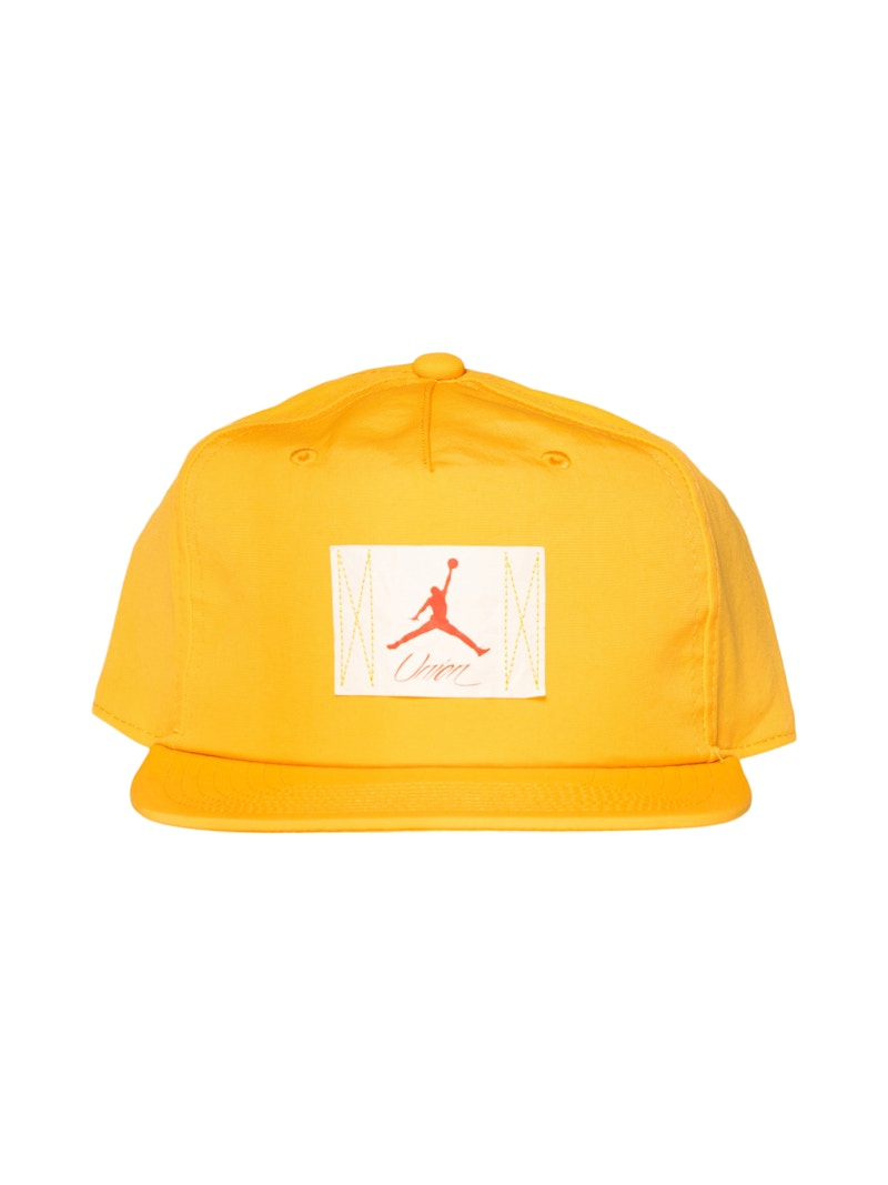 Jordan x Union Cap Sport Gold/Habanero Red
