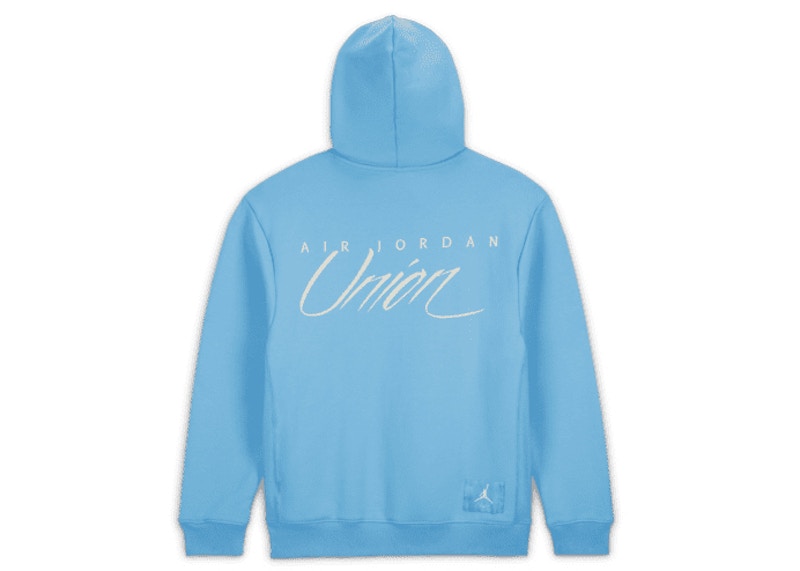 Jordan x Union MJ Fleece Hoodie Cobalt Pulse/Coconut Milk