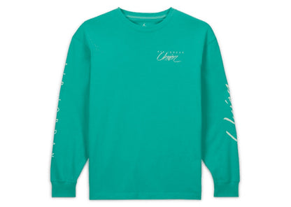 Jordan x Union MJ L/S Tee Kinetic Green/White