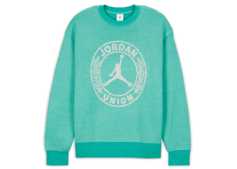 Jordan x Union MJ Sweater Kinetic Green/White