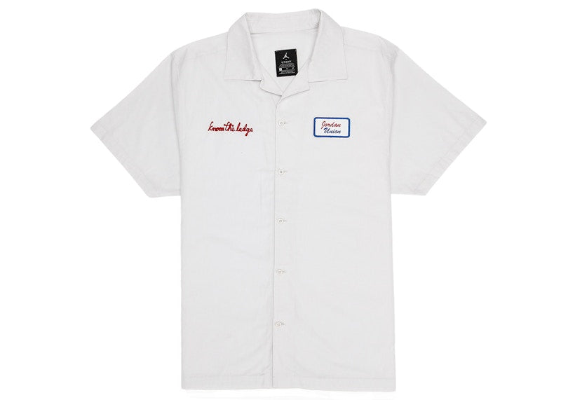 Jordan x Union Mechanic Shirt Platinum