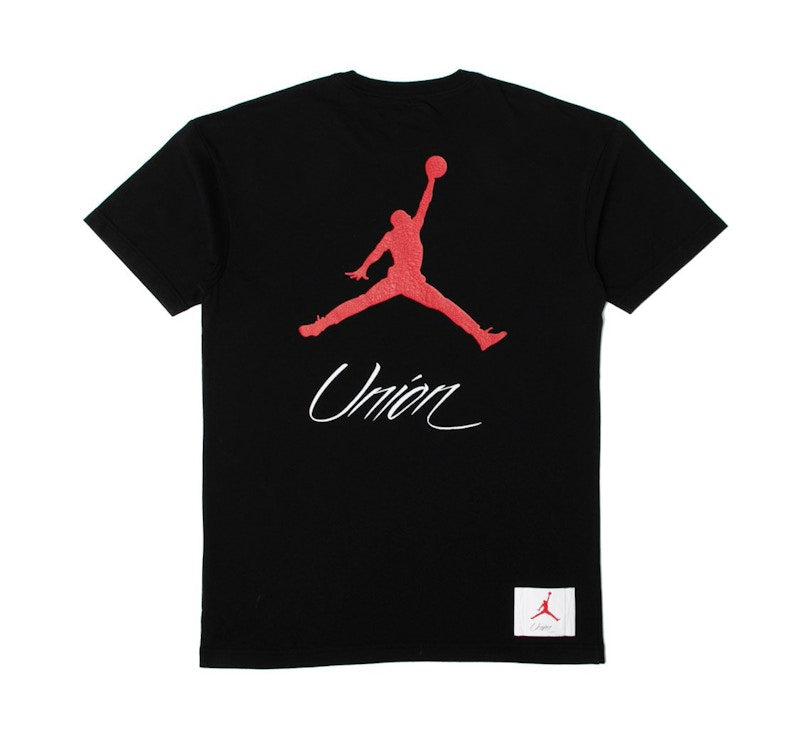 Jordan x Union NRG Vault AJ Flight Jumpman Tee Black
