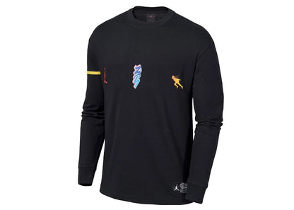 Jordan x Zion x Naruto L/S T-Shirt (Asia Sizing) Black