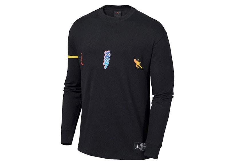 Jordan x Zion x Naruto L/S T-Shirt Black