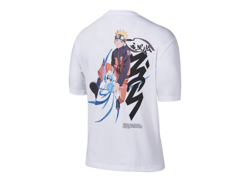 Jordan x Zion x Naruto T-Shirt (Asia Sizing) White