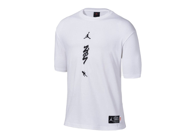 Jordan x Zion x Naruto T-Shirt White
