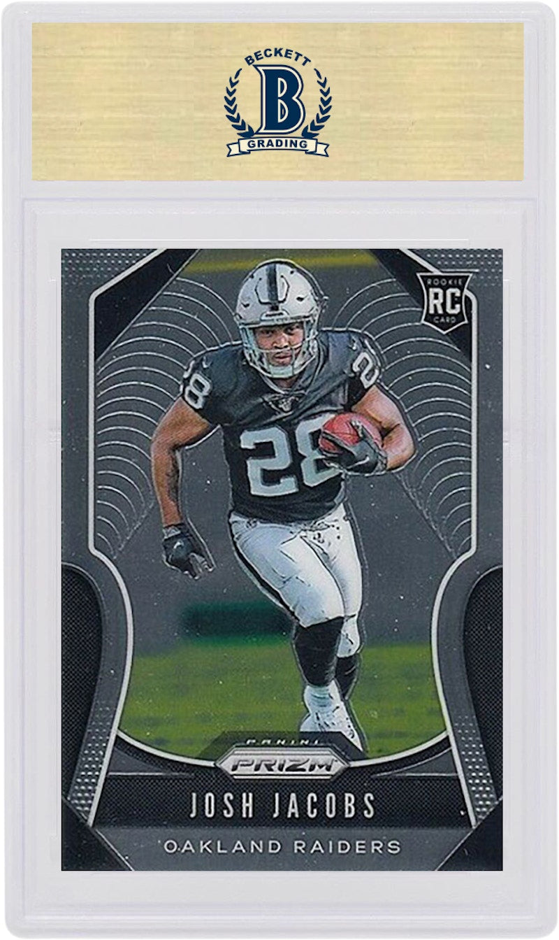 Josh Jacobs 2019 Panini Prizm Rookie #323 (PSA or BGS Graded)