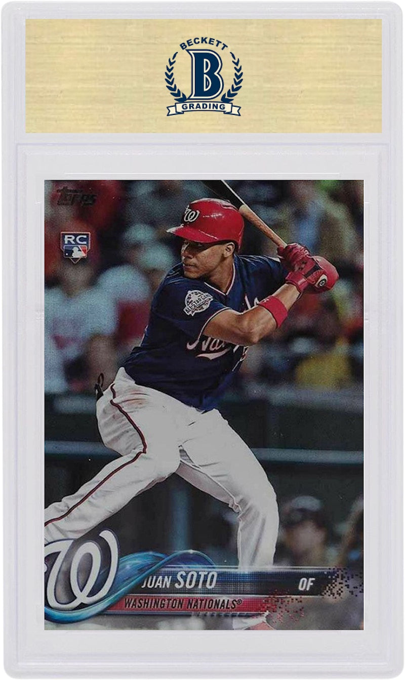 Juan Soto 2018 Topps Update Rookie Rainbow Foil #US300 (PSA or BGS Graded)