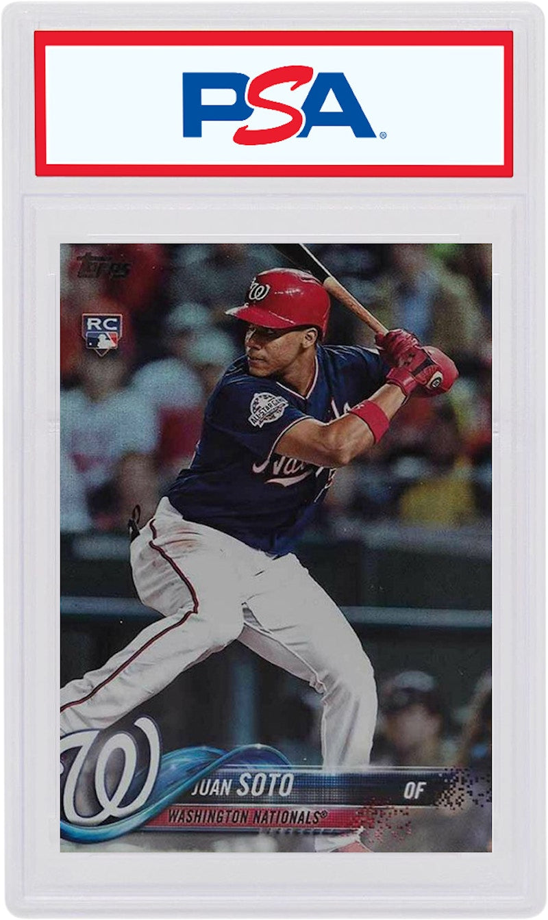 Juan Soto 2018 Topps Update Rookie Rainbow Foil #US300 (PSA or BGS Graded)