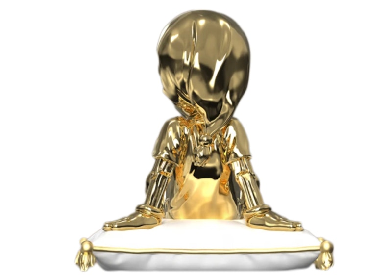 Juce Gace Mighty Jaxx A Wood Awakening Chill-Out: Porcelain Figure (Gold Chrome Edition)