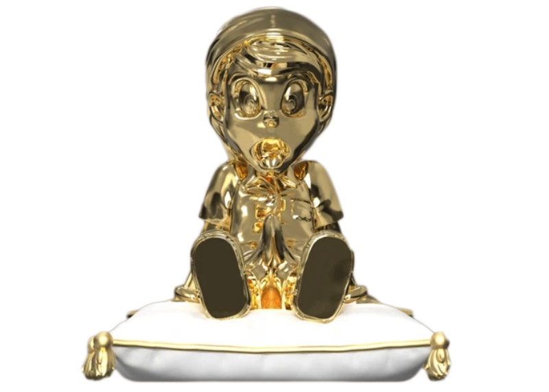 Juce Gace Mighty Jaxx A Wood Awakening Chill-Out: Porcelain Figure (Gold Chrome Edition)