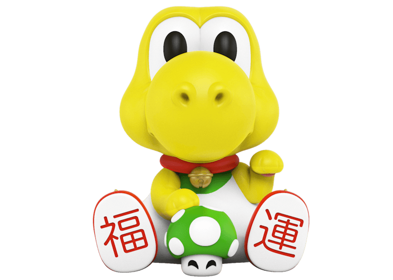 Juce Gace Mighty Jaxx Maneki-Dino (Yellow Edition) Figure