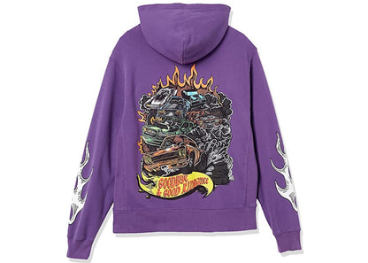 Juice Wrld Pit Crew Hoodie Purple