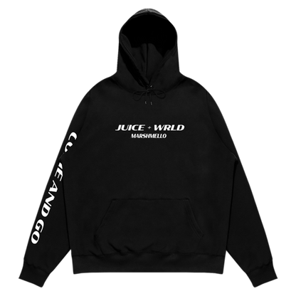 Juice Wrld X Mello Come And Go Hoodie Black