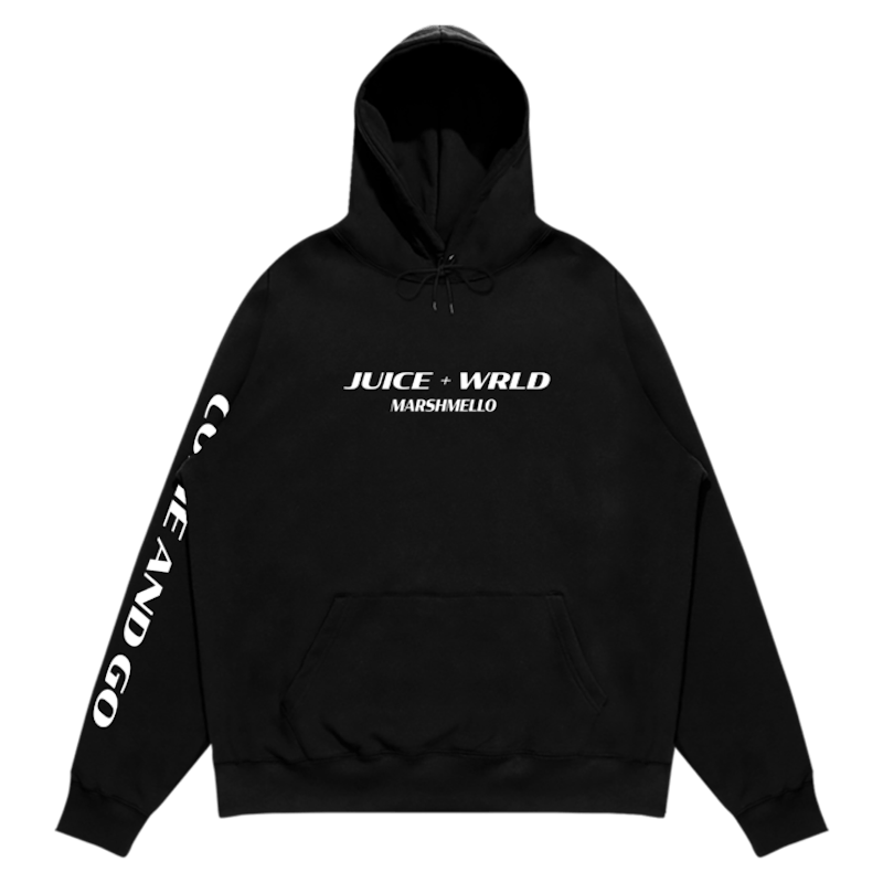 Juice Wrld X Mello Come And Go Hoodie Black