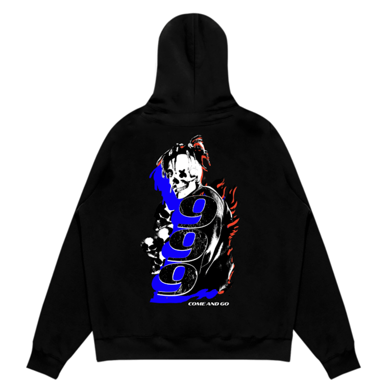 Juice Wrld X Mello Come And Go Hoodie Black