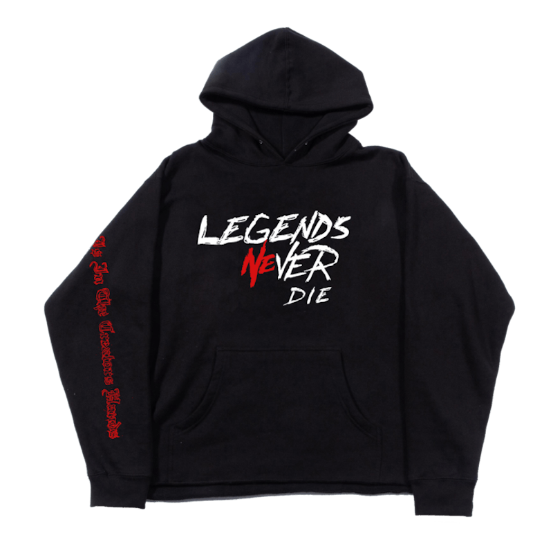 Juice Wrld X Revenge Legends Never Die Hoodie Black