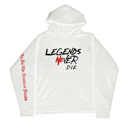 Juice Wrld X Revenge Legends Never Die Hoodie White