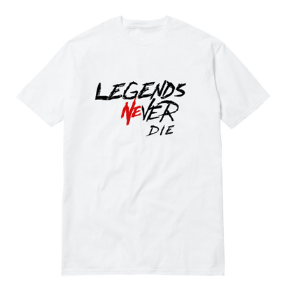 Juice Wrld X Revenge Legends Never Die Tee White