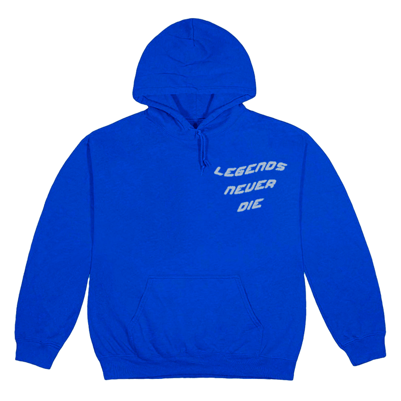 Juice Wrld x Faze Clan Clouds Hoodie Blue