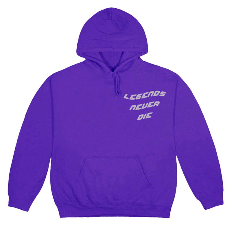 Juice Wrld x Faze Clan Clouds Hoodie Purple