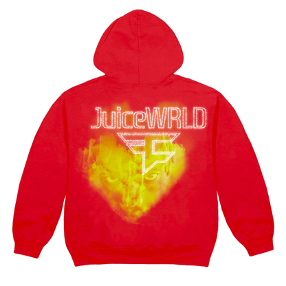Juice Wrld x Faze Clan Clouds Hoodie Red