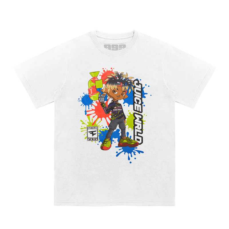 Juice Wrld x Faze Clan Ready Up T-shirt White