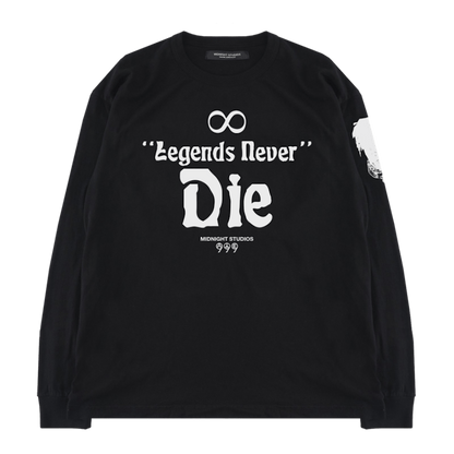 Juice Wrld x Midnight Studios Legends Never Die Long Sleeve Black
