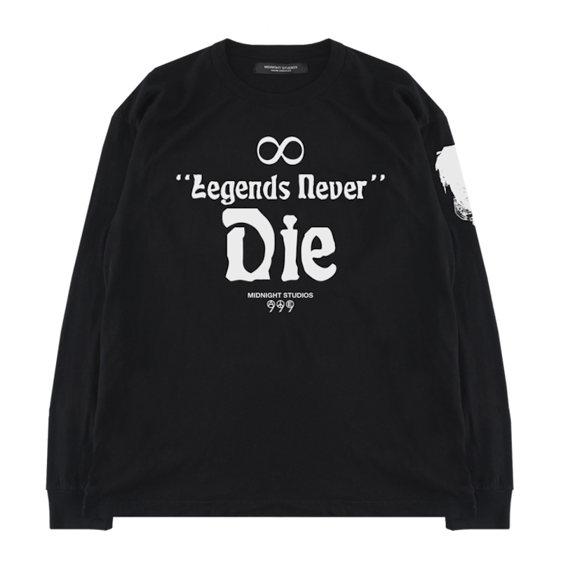 Juice Wrld x Midnight Studios Legends Never Die Long Sleeve Black