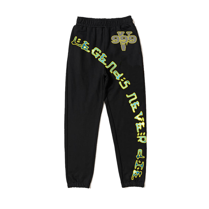 Juice Wrld x Vlone 999 Sweatpants Black