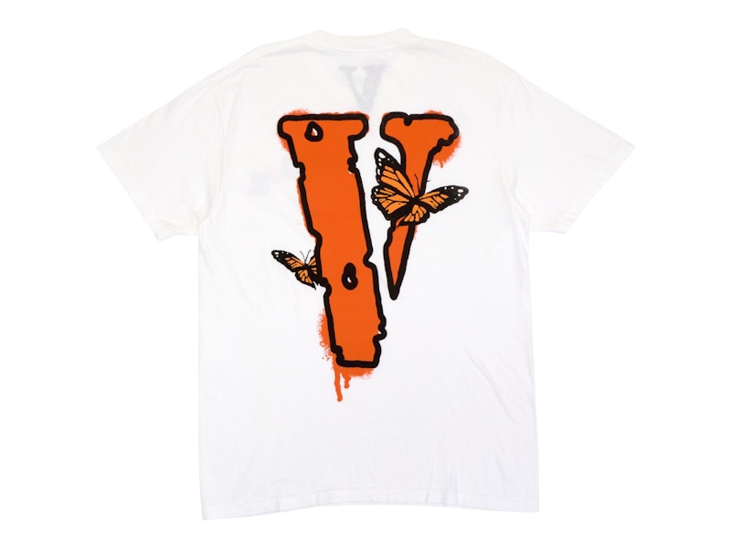 Juice Wrld x Vlone Butterfly T-shirt White